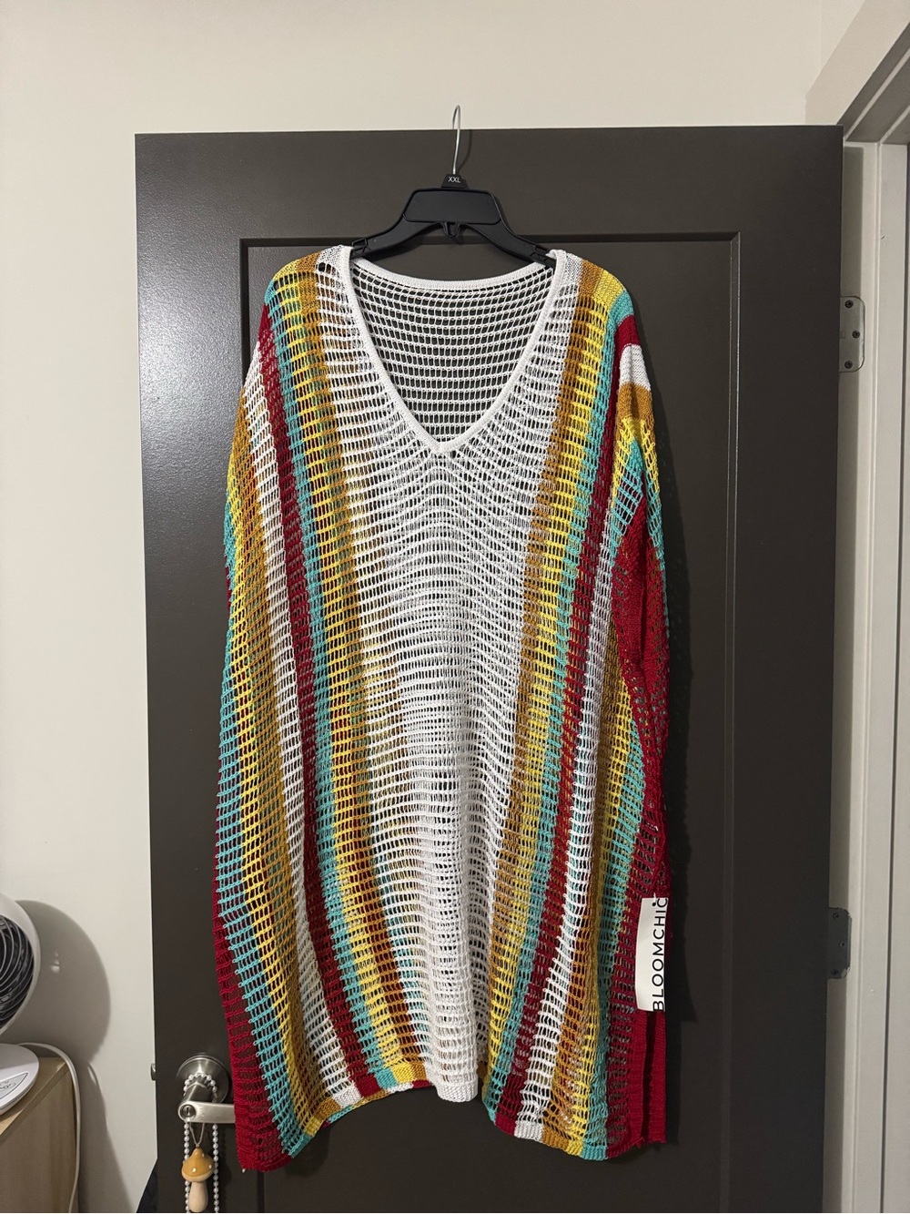 BloomChic Multicolor V‑Neck Swim Coverup